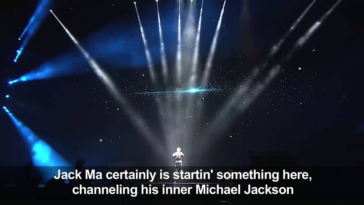 Alibaba's Jack Ma does Michael Jackson dance routine