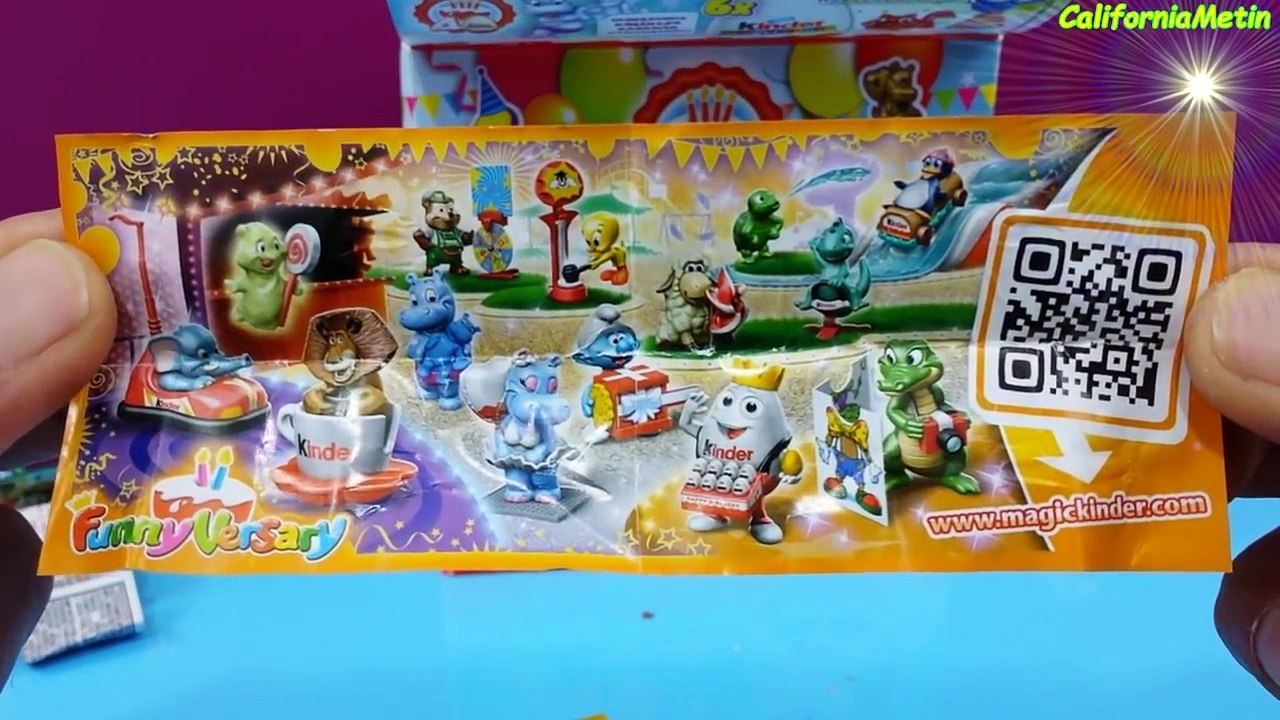 Unboxing Kinder Surprise Eggs 40 Years Anniversary Gold Marylinchen Limited Edition