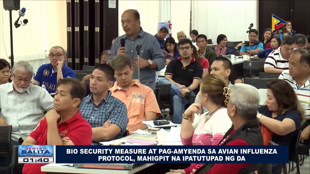 Bio security measure at pag-amyenda sa avian influenza protocol, mahigpit na ipatutupad ng DA