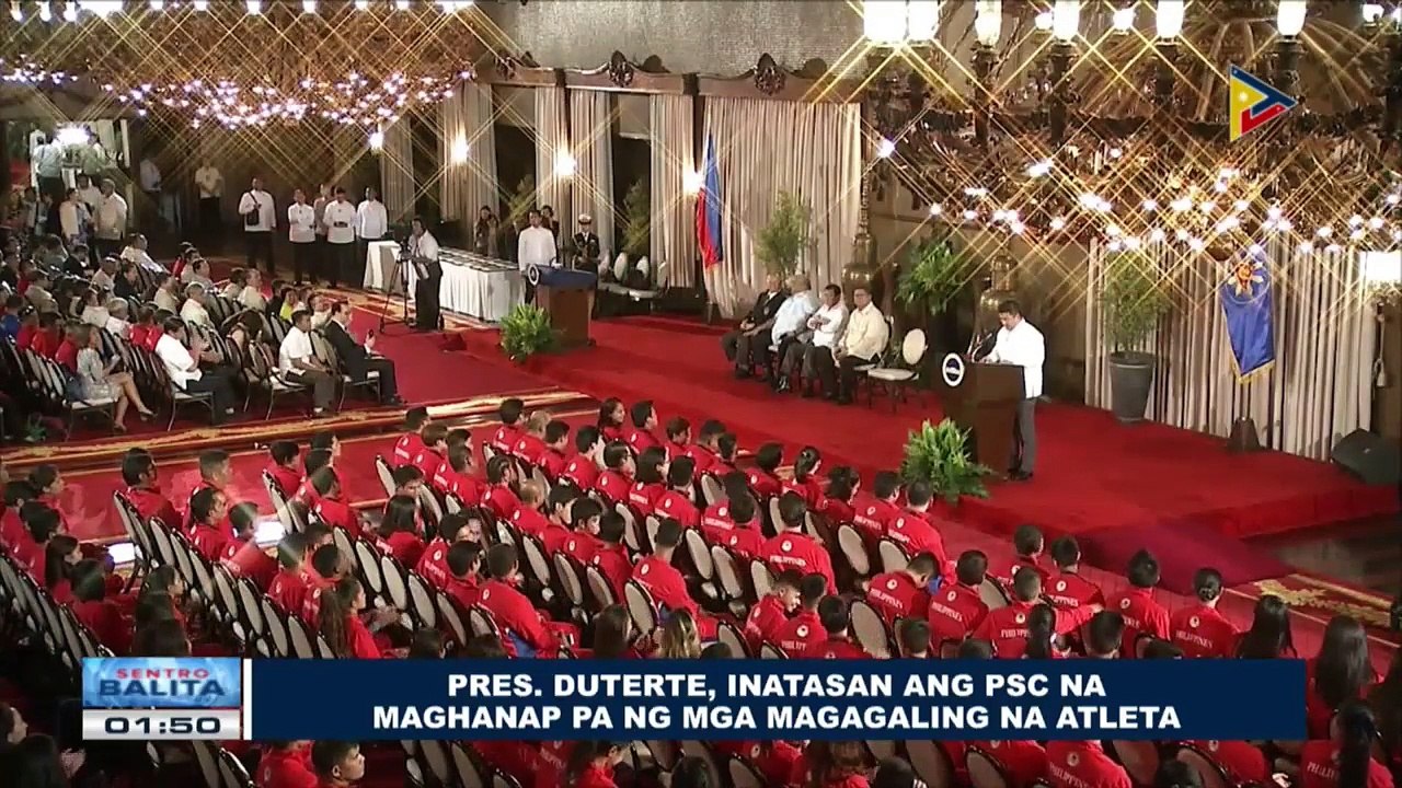 SPORTS BALITA: Pres. Duterte, inatasan ang PSC na maghanap pa ng mga magagaling sa atleta