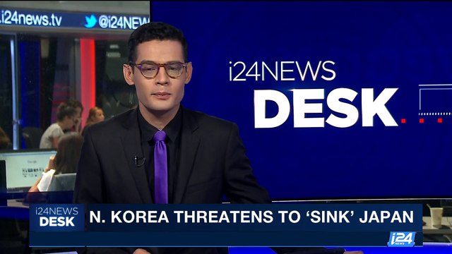 i24NEWS DESK | N. Korea threatens to 'sink' Japan | Thursday, September 14th 2017