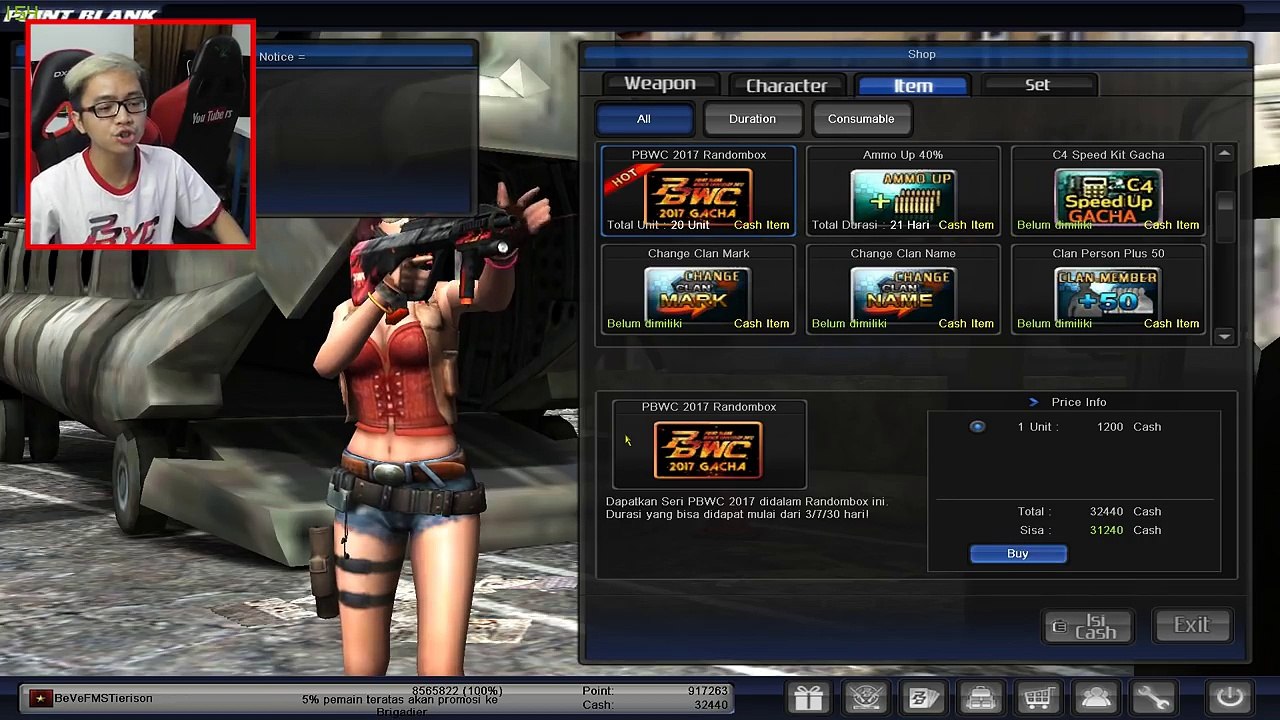 CASH GUA ABIS DAHHHH TAI - POINT BLANK INDONESIA