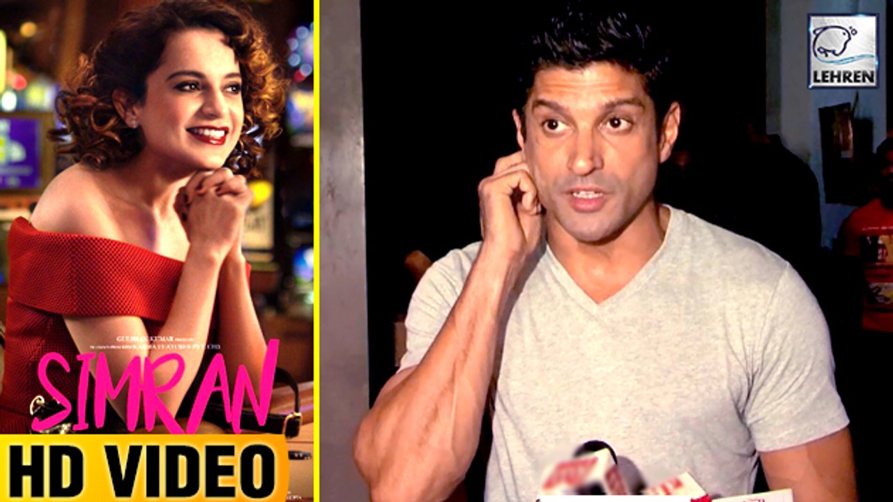 Farhan Akhtar Reacts On CLASH With Kangana Ranaut's Simran