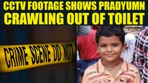 Gurugram school incident : CCTV footage shows bleeding Pradyumn crawling | Oneindia News