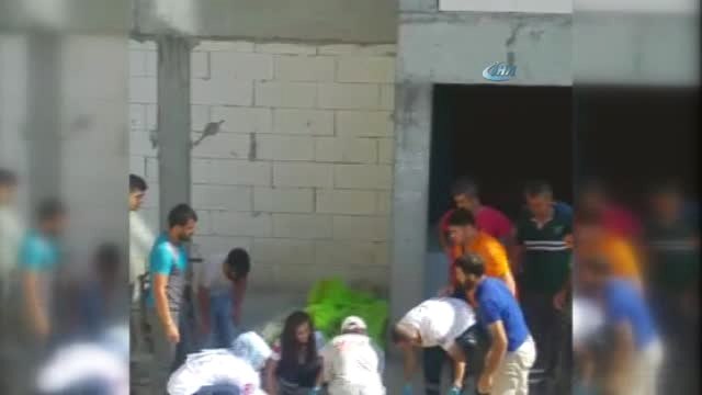 Suriyeli İnşaat İşçisi İskelesi Olmayan İnşaatın 7'inci Katından Beton Zemine Düştü