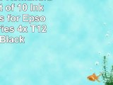 Speedy Inks  Remanufactured Set of 10 Ink Cartridges for Epson T126 Series 4x T126120