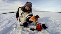 Gull Lake Alberta Ice Fishing Whitefish Perch Pike and Walleye