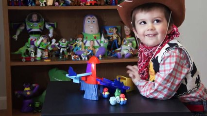 TTs 1st YouTube video! ENORMOUS Toy Story collection. Woody, Buzz Jessie Zurg Toy Review Disney