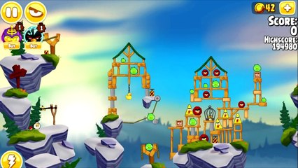 Angry Birds Seasons - GOLDEN EGG (SUMMER CAMP) Level 11 to 15