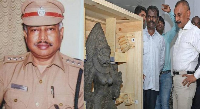 சிலை கடத்தல் வழக்கில் தேடப்பட்டு வந்த டிஎஸ்பி காதர்பாட்ஷா கைது-வீடியோ