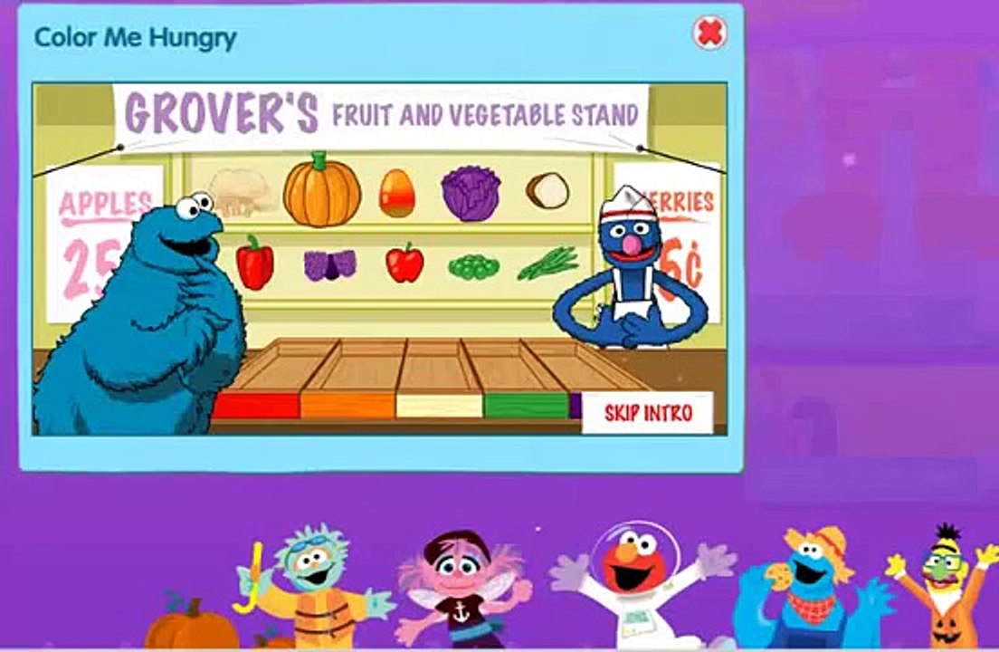 Learn colors with Cookie Monster and Grover. Sesame Street