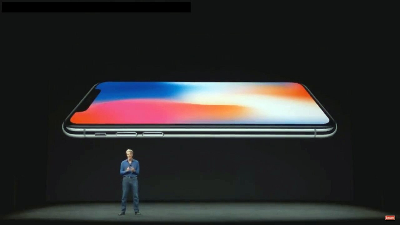 Gros moment de solitude au moment de la présentation de l'iPhone X...
