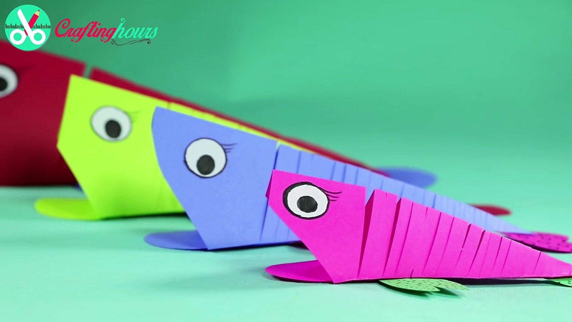 Paper Crafts for Kids - Easy Paper Fish Crafts DIY Tutorial - video  Dailymotion