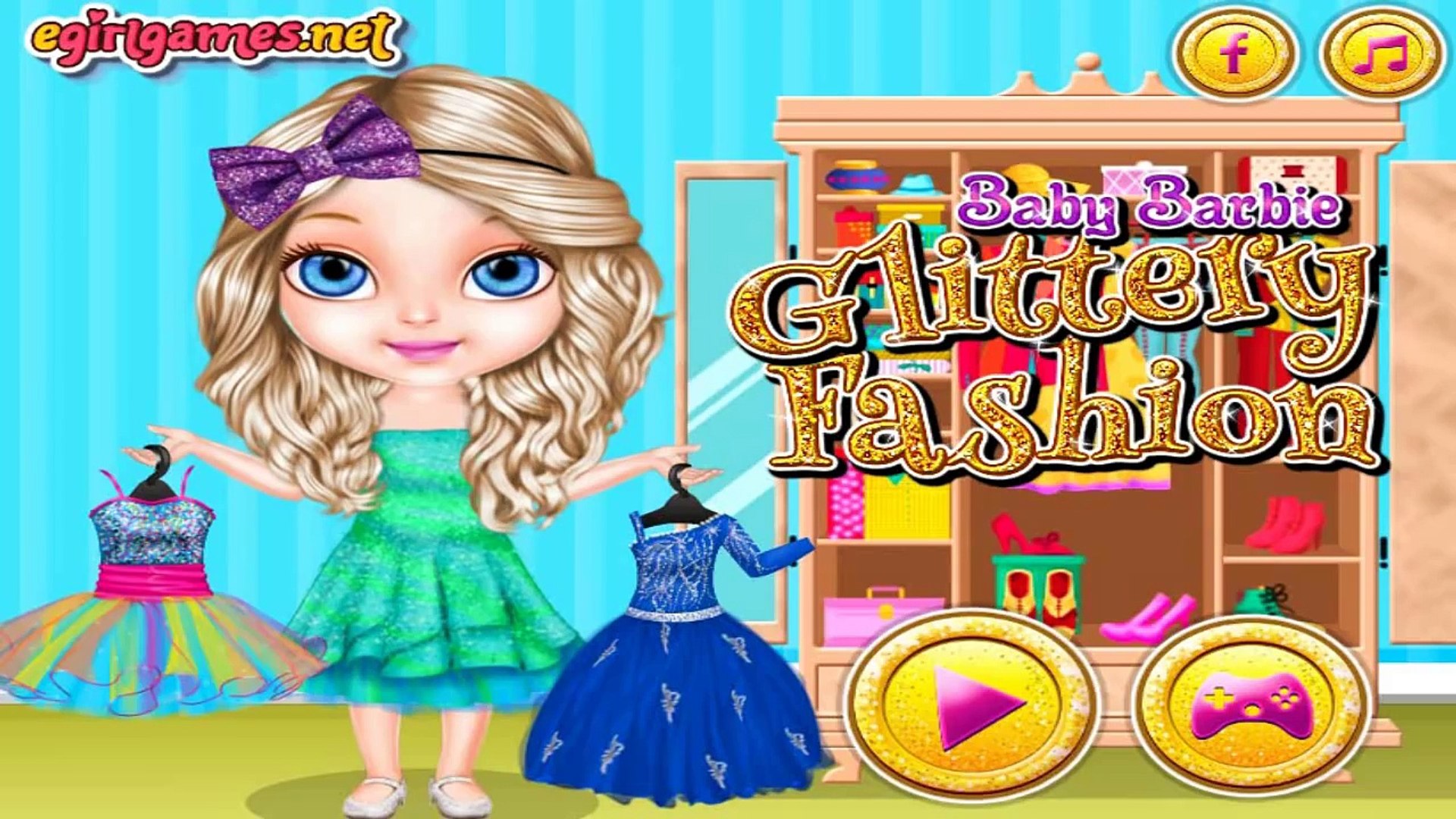 ❀ Baby Barbie Glittery Fashion Makeup Game / Baby Barbie Makeover Dress Up  Games for Girls - Dailymotion Video