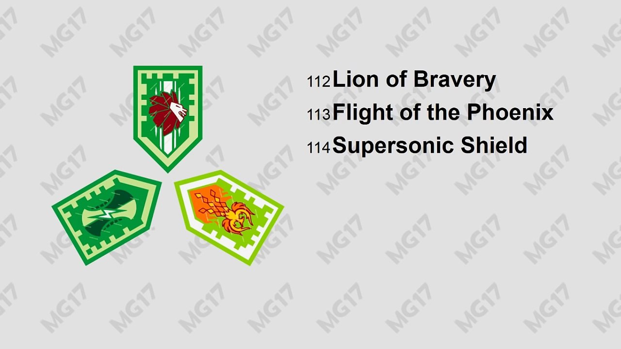 Lego Nexo Knights Combo Powers Shields - Scan and Fight!