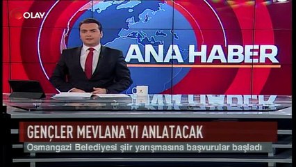 Gençler Mevlana'yı anlatacak (Haber 12 09 2017)