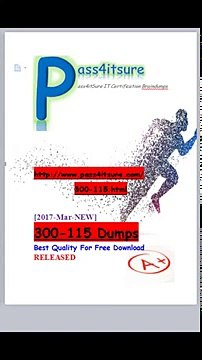 Pass4itsure Cisco IP Switched Networks 300-115 Dumps (SWITCH v2.0) Are Best Exam Guide Based On The Real Exam