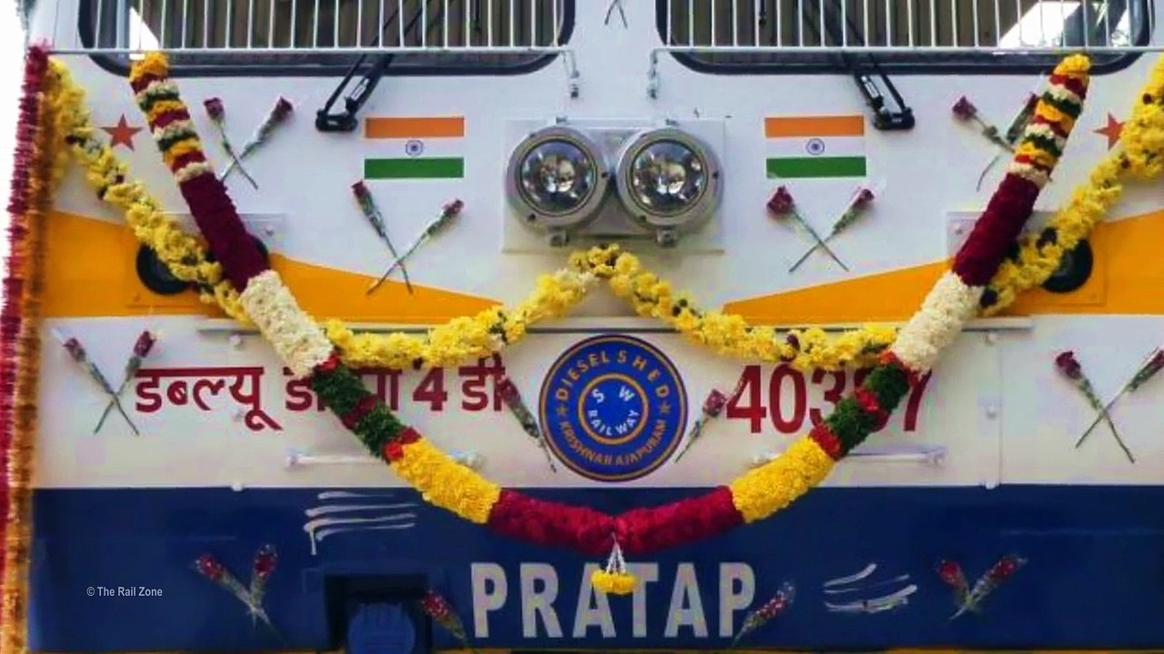 Brand New LOCOMOTIVE | 2000th EMD | KJM Diesel Shed | Indian Railways