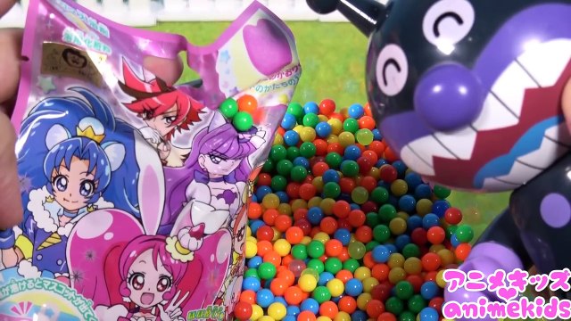 アンパンマン アニメ おもちゃ キラキラ プリキュアアラモード びっくらたまご ❤ おふろ バスボム animekids アニメキッズ animation Anpanman Toy