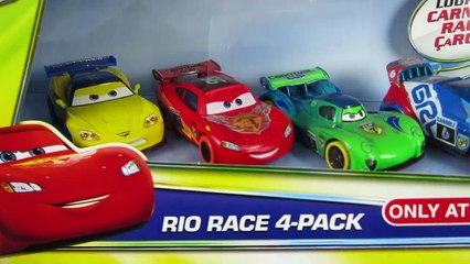 NEW! 2016 DISNEY PIXAR CARS CARNIVAL CUP T-ROC RACERS RACE GHOST TRACK in RIO BRAZIL