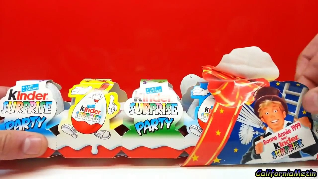 Kinder Surprise Happy New Year Party Toys Old Series 1999