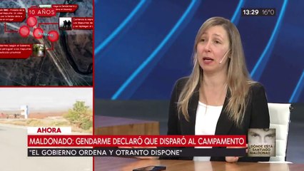 Myriam Bregman sobre el Caso Maldonado_ un gendarme declaró que disparó al campamento