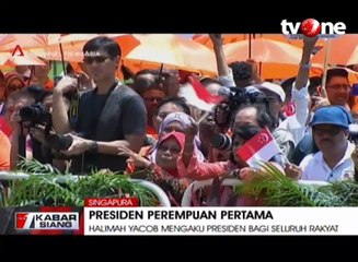 Halimah Yacob, Presiden Wanita Pertama Singapura