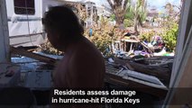 Residents assess damages in hurricane-hit Florida Keys