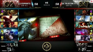 G2 vs SKT Bang打完G2後不滿表現臭臉離場 | MSI 季中邀請賽