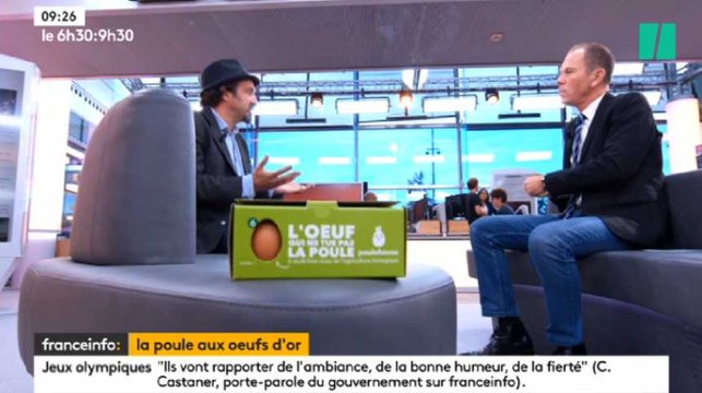 Les œufs bio, bonne conscience, grosse marge en plus? La question qui fâche du HuffPost à cet entrepreneur écolo sur Franceinfo