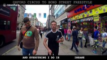 Rappers perform epic walking freestyle along Oxford Street