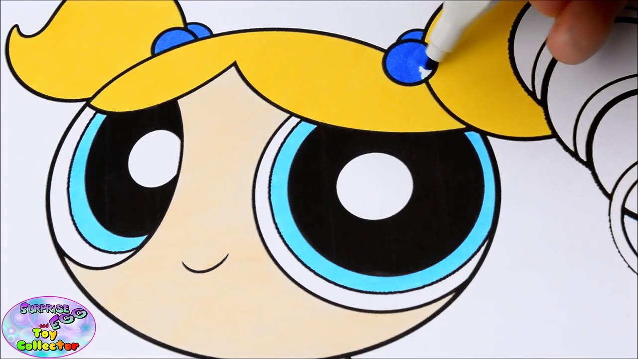 Powerpuff Girls Z Coloring Book Bubbles Miyako Gotokuji Surprise Egg and Toy Collector SETC