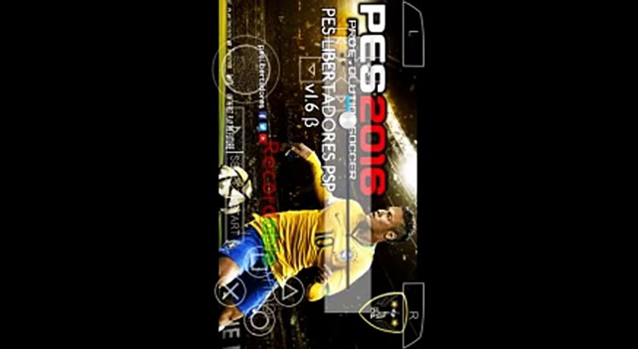 Pes 2016 para ppsspp com Brasileirão atualizado