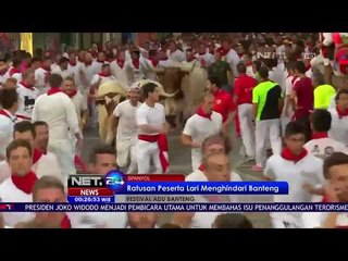 Festival Lari Menghindari Banteng Jadi Acara Populer di Spanyol - NET 24