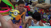 Cool Toys: The Minions! A Bump & Go Minion Toy Car with Lights and Sounds Unboxing & Playtime