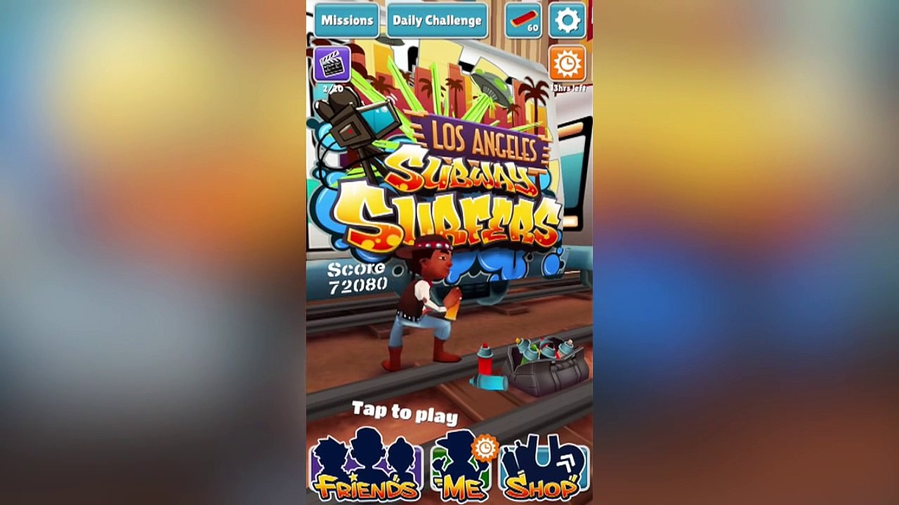 WAYNE AND CRUISER BOARD!!! Subway Surfers: Los Angeles (iPhone Gameplay)