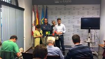 José María Rosell, Grupo inmatriculaciones Asturias, interviene en la presentación de la moción que se debatirá en Ayuntamiento de Gijón