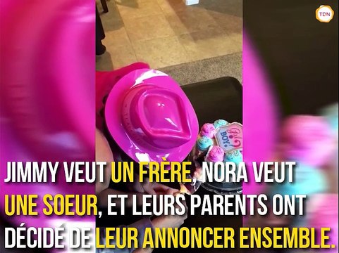 La réaction de ce petit garçon qui apprend qu'il va avoir une petite soeur est adorable