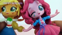 Custom My Little Pony Equestria Girls PINKIE PIE APPLE JACK Hair Swap DIY