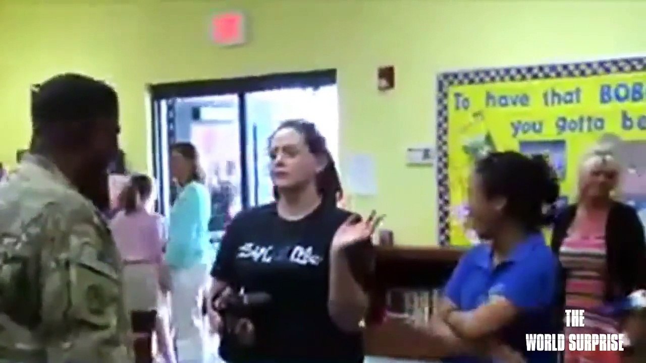 Soldier Surprises Family at Bay Haven Charter Academy