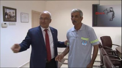 Mersin Bulduğu Cüzdanı Sahibine Teslim Eden İşçiye Bir Maaş Ödül