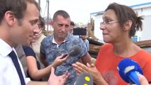 La colère d'une habitante de Saint-Martin face à Macron.