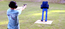 Gun Science: Can a Handgun Bullet Knock You Down?