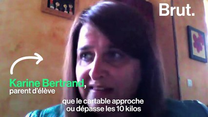 Cartables à l’école trop lourds : un "problème de santé publique" ?