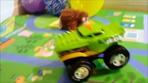 Monster Truck Toys Dance Party For Toddlers Playing and Learning colors and trucks for kids