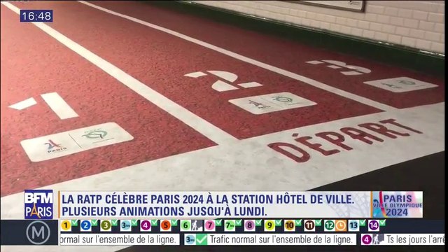 La station Hôtel de ville rebaptisée Ville hôte pour fêter les J.O. 2024