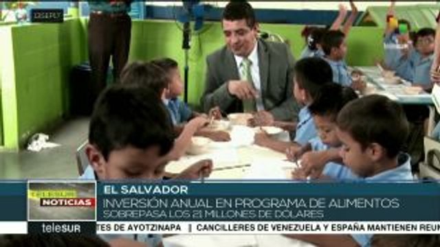 El Salvador realiza tercera entrega anual de alimentos escolares