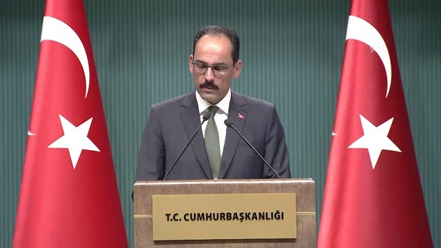 Kalın: Nato Genel Sekreteri'nin S- 400'lerle İlgili Dün Yaptığı Açıklamayı Biz Memnuniyetle...