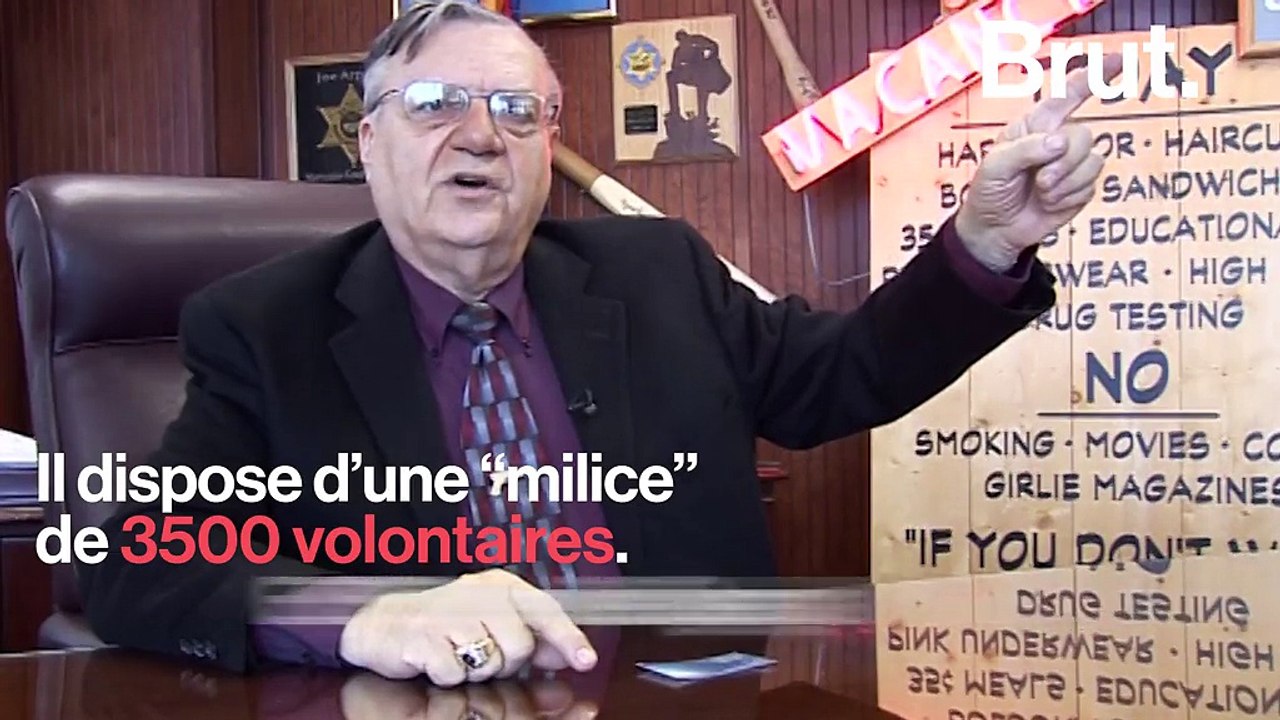 Joe Arpaio, ancien shérif dans l'Arizona, salue le "courage" de Donald Trump de l'avoir gracié