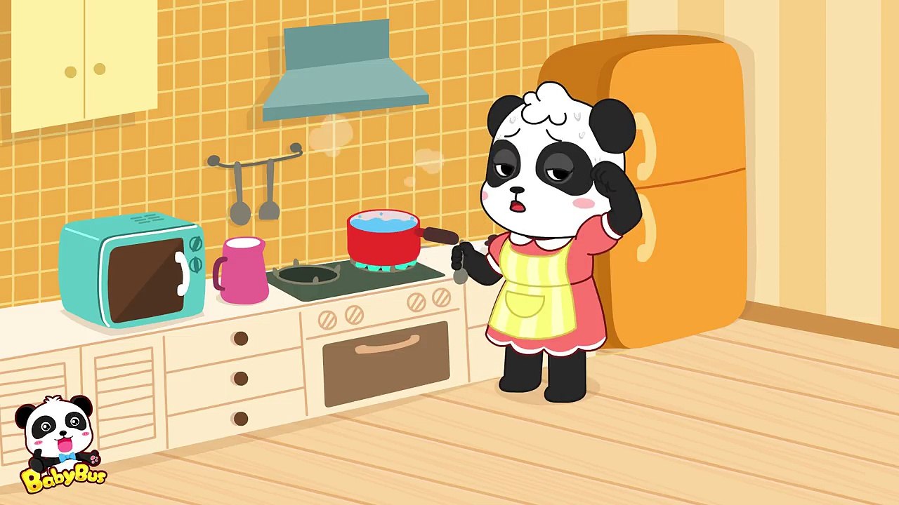 아기돌보기 생활동화|우유먹여주기 오줌싸개 팬더묘묘가 동생을 돌봐요|베이비버스 생활동요동화